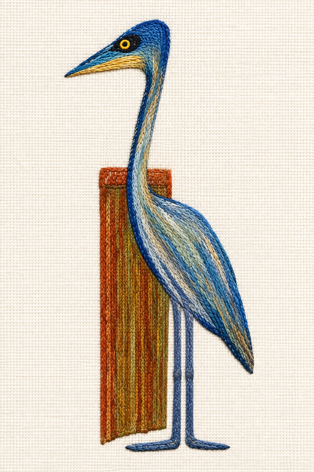 Original Henri heron embroidered emblem